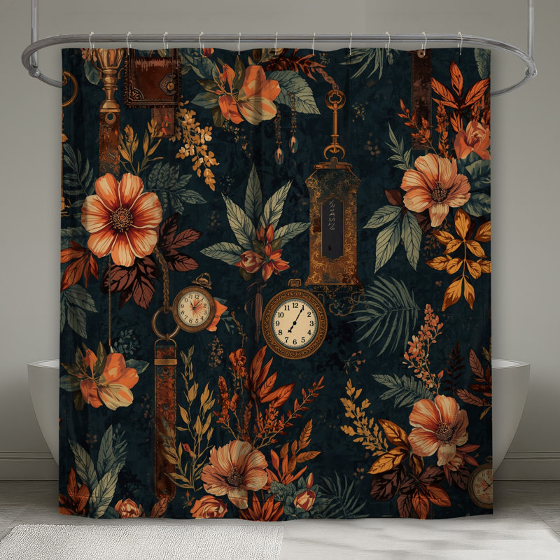 Rideau de douche Floral, L 70 po x H 72 po
