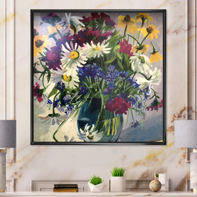 " Vintage Camomile Daisies Flowers "