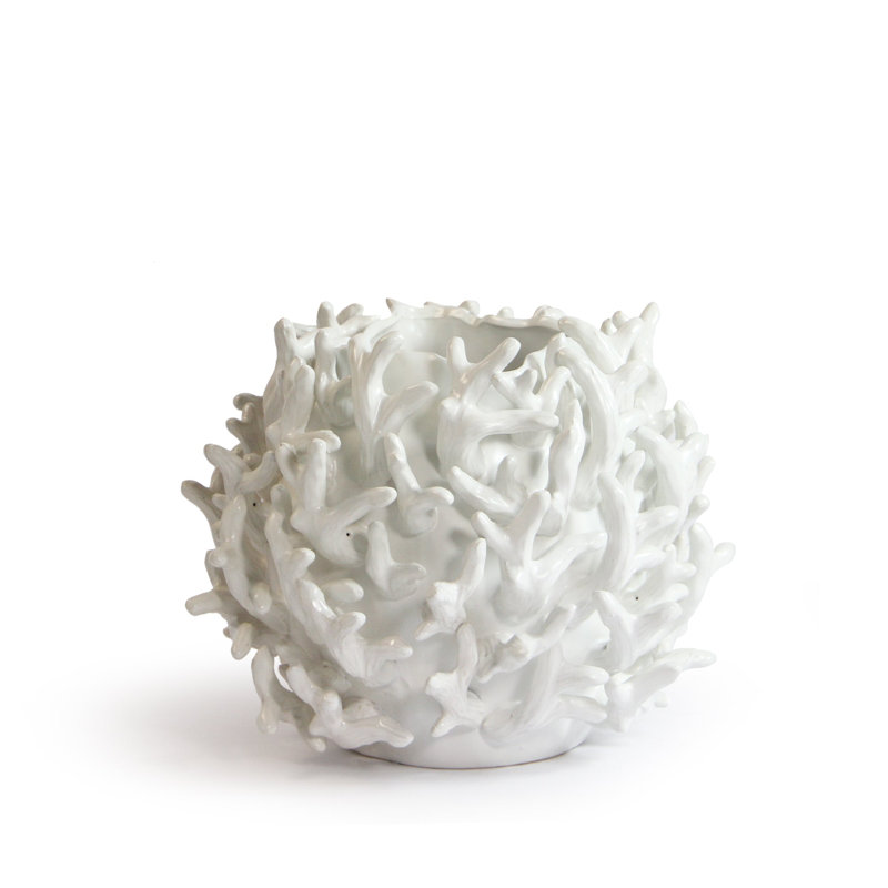 Vase Reefform, Blanc