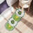 Flower Bath Rug, Funny Floral Bath Mat, Soft Plush Fluffy Rug, Absorbent, Non-Slip For Bathroom, Kitchen Sink, Bedroom, Kid's Bedroom, And Living Room-217386687