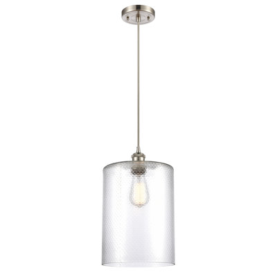 Luminaire suspendu cylindrique à 1 lumière Leilani