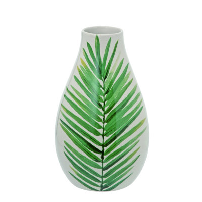 Vase feuille de printemps multicolore Dolomite
