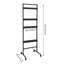 Champagne Glass Holder For Party, 4-Tier Metal Champagne Flutes Display Stand, Champagne Glass Holder With Wheels-1701152734