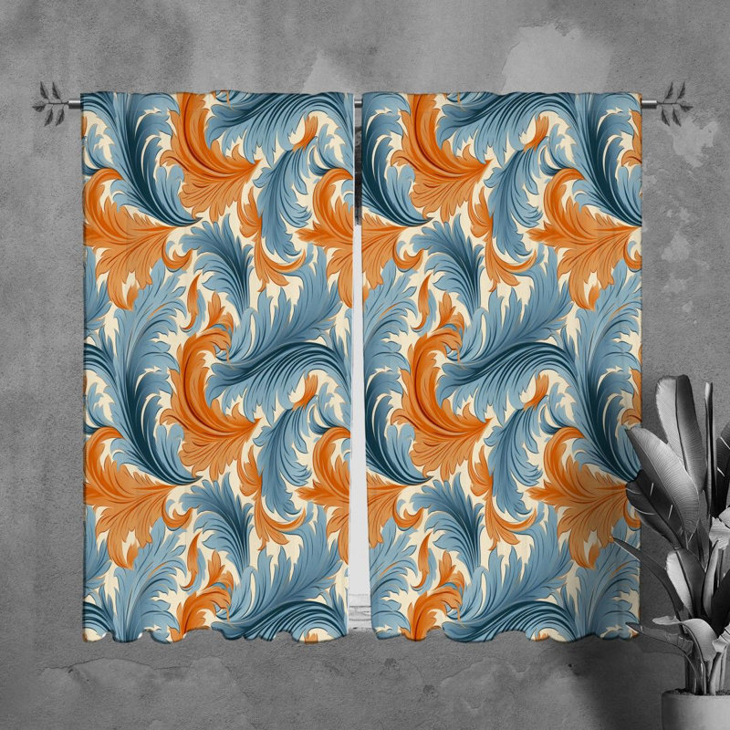 Paire de rideaux obscurcissant en polyester Mikinzie, L 20 po x L 61 po