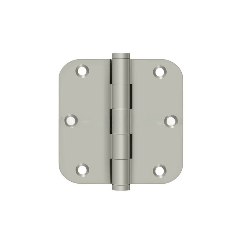 Butt Bearing Hinge, Brushed Nickel