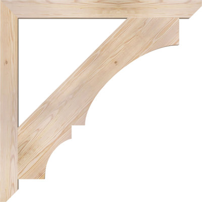 H 6'' W x 40'' D Wood Bracket/Corbel