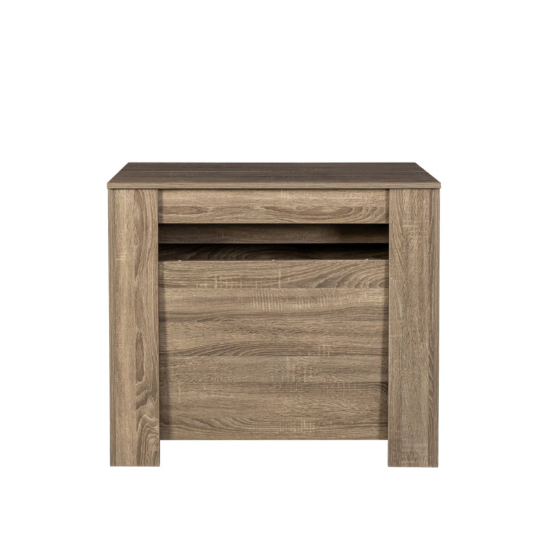 Multifunctional Extendable Console Table, Brown