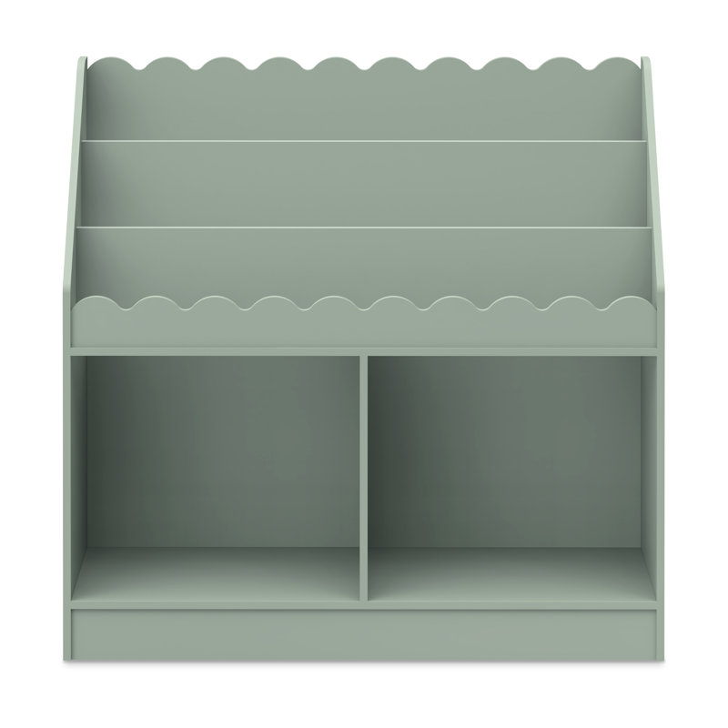Sammy Scallop Bookcase, Green
