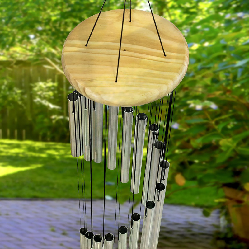 Sorbus Wind Chimes Tubular Decorative Outdoor Garden Accent with Soothing Musical Bell Sounds – Great for Memorial, Home, Deck, Patio, or Garden, Metal