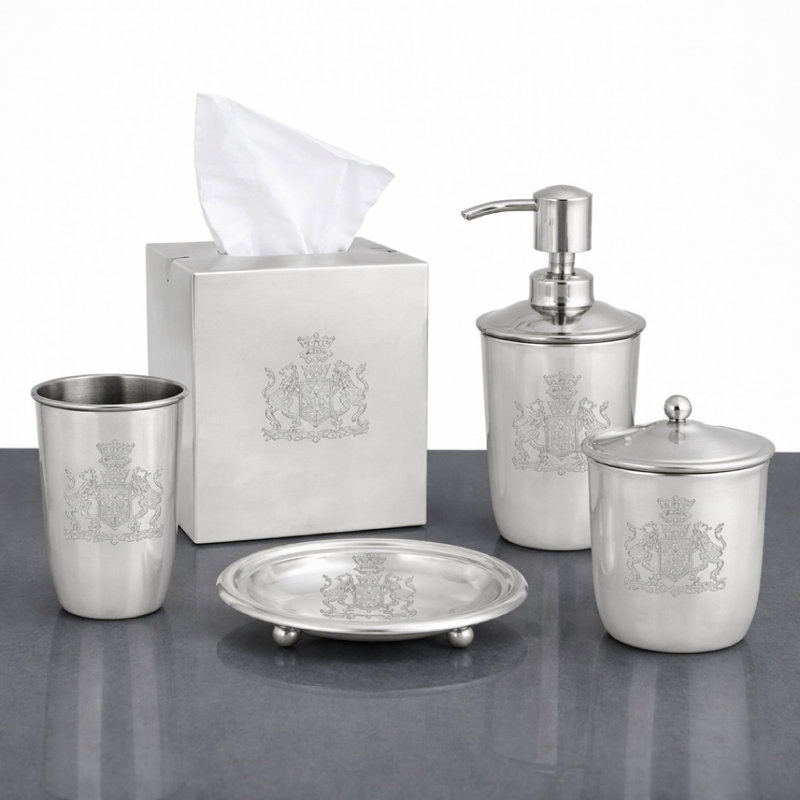 Durkee Collection Luxury Bathroom Accessories with Modern Home or Christmas present decor Elegance