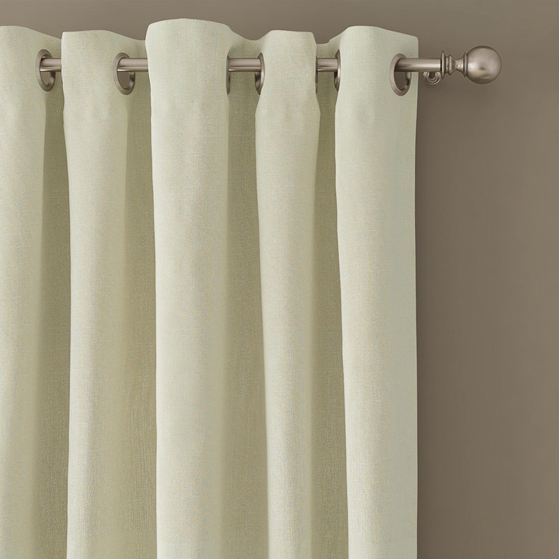 Rideau en mélange de coton, Crème