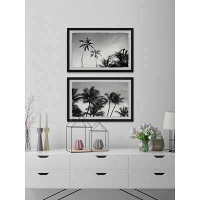 Palm Views Diptych by Morgan Hartley - 2 Piece Single Picture Frame Photograph