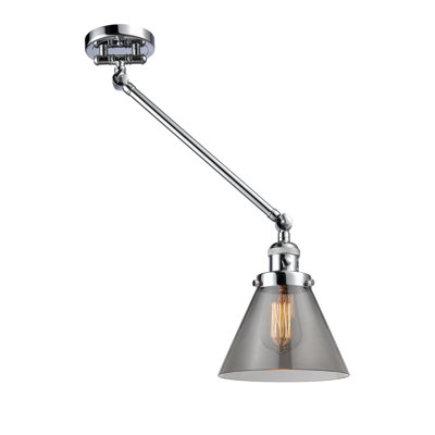Lampe murale avec bras pivotant 1 lumière Cone