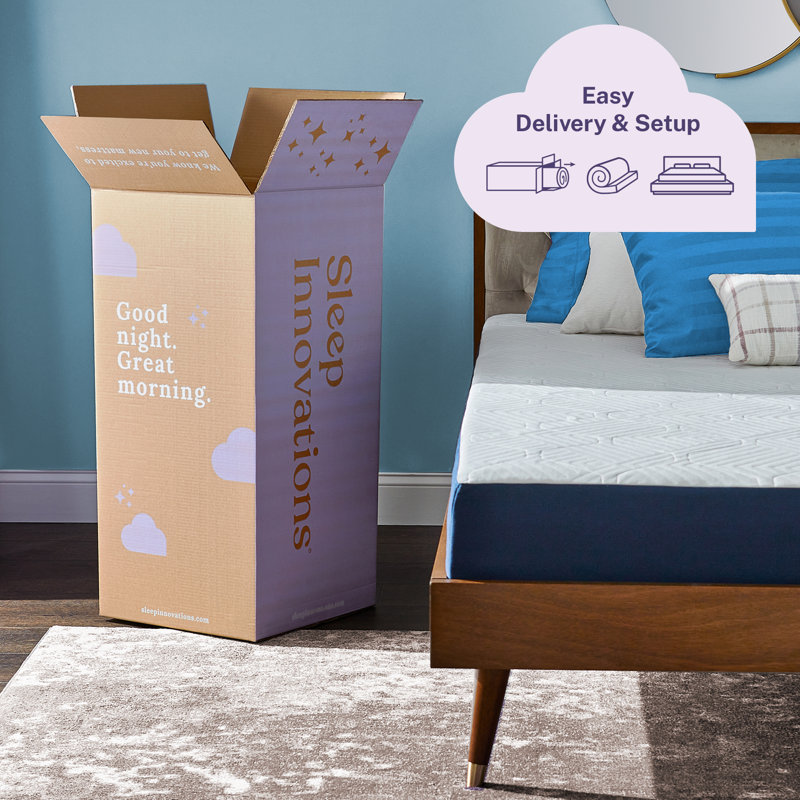 Sleep Innovations Marley 10" Medium Firm Hybrid Mattress, Full