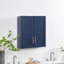 Armoire suspendue en bois avec portes et tablettes-1147150202