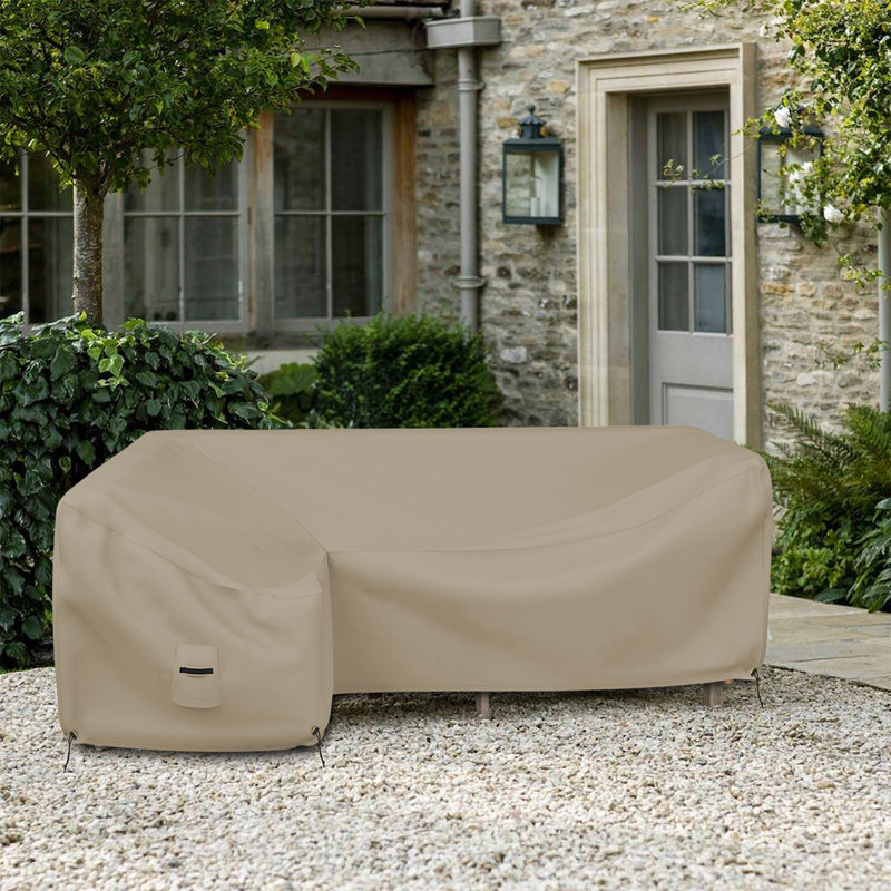 Outdoor Cover, 78.7cm H x 210.8cm W x 81.3cm D, Beige