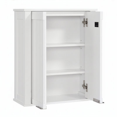 Through Lines Wall Mounted Bathroom Wall Cabinet