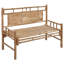 Banc de jardin en bambou / rotin Lydd-1294314469