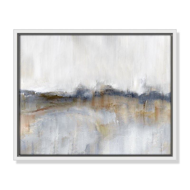 Autumnal Tide by Nan - Floater Frame Print on Canvas, 12.5" H x 15.5" W, White