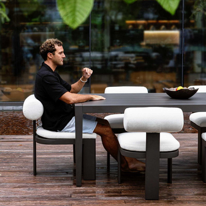 Uttermost Polanco Outdoor Aluminum Dining Table