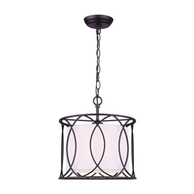 1 - Light Oil Rubbed Bronze Single Pendant