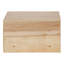 Adeana Poplar Solid Wood Floating Shelf with Drawer-1359820559