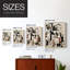 Série ABSTRACT DII - Impression encadrée de qualité supérieure - Prêt à être accroché - Aucun clou requis-50065029-50065028