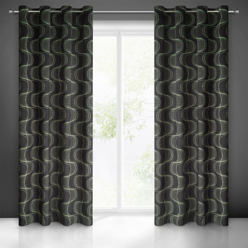 Akaya Blackout Curtain, Green