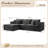 Fontanez Compression Packed 2 - Piece Corduroy Boneless Sectional - No Assembly Required-710206567-710206585