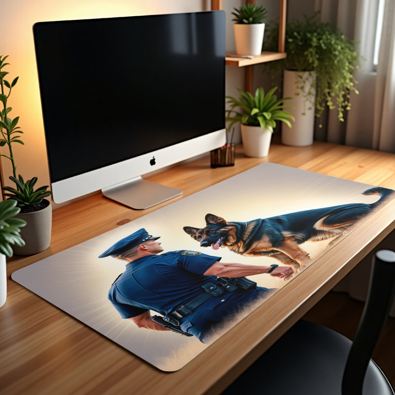 Polyester Desk Pad, 31.5x15.5