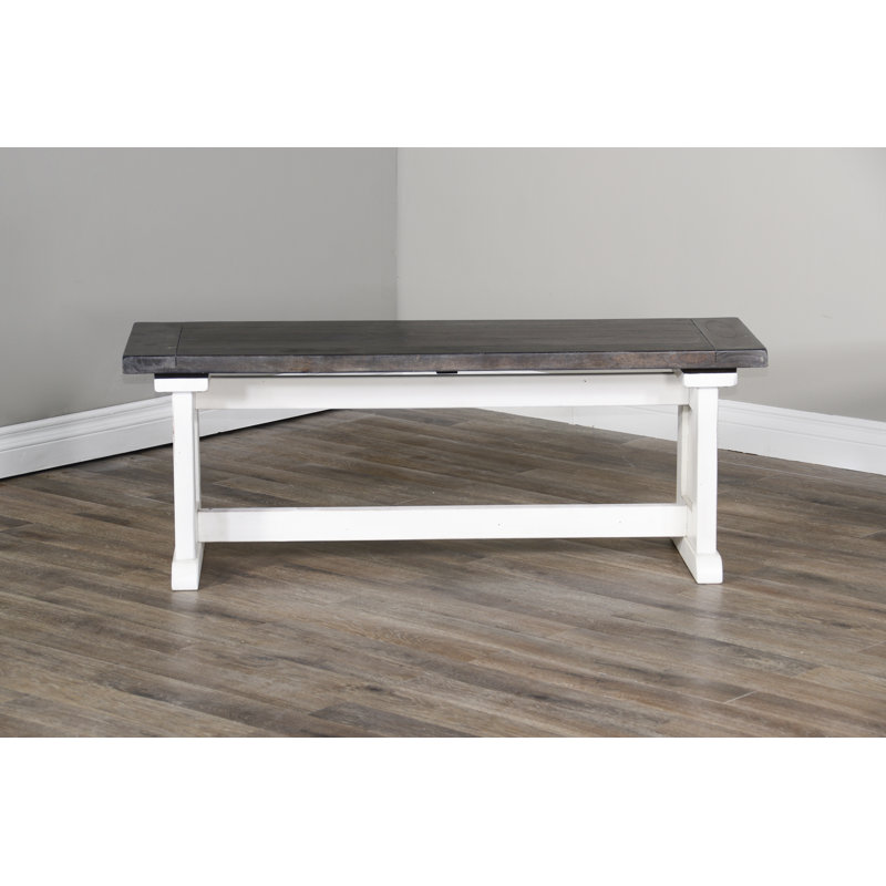 Edenbridge Wood Dining Side Bench, European Cottage