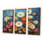 Toile avec cadre flottant brun