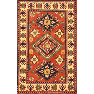 Tapis orange Southwestern