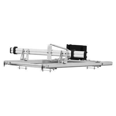 Porte-vélos sur le toit d'une capacité de 55 lb, porte-vélo simple avec élévateur coulissant latéral, support de toit en alliage d'aluminium pour voitures et VUS, système de verrouillage sécurisé pour le transport de vélos, argent