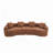 Boneless Curved Chenille Compression Modular Sofa-94145559