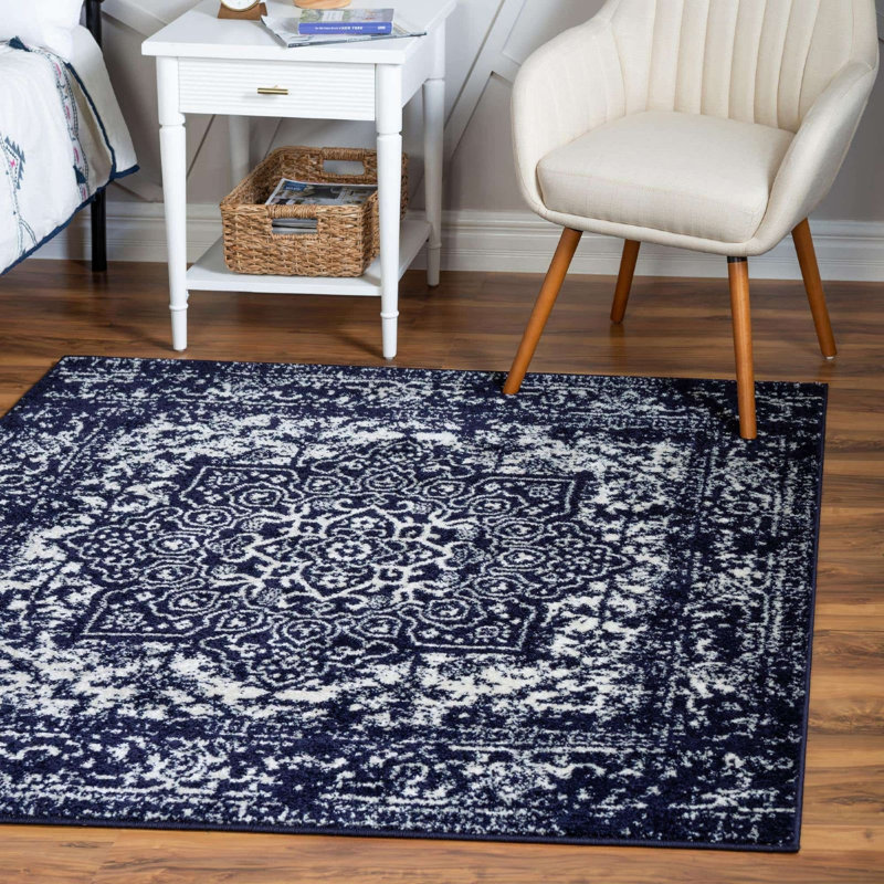Endesha Oriental Indoor Rug, Square 5'