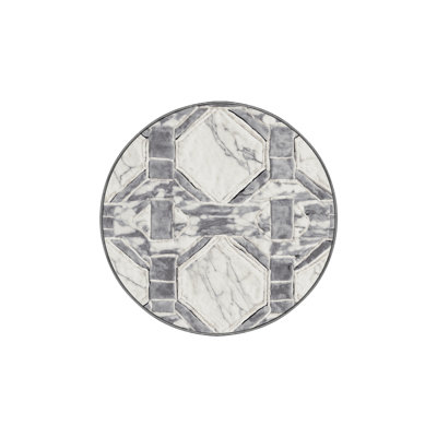 Machine Washable Gray Area Rug