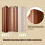 Paravent Mid-Century en bois massif brun Mid-Century