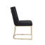 Chaises de salle à manger, chaise d'appoint rembourrée en velours, pieds en métal-2054760520
