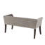 Banc décoratif gris