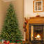7.5' H Lighted Artificial Spruce Christmas Tree