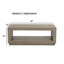 Table basse rectangulaire contemporaine avec tablette inférieure ouverte-153124544