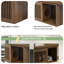 Meuble télé Mid-Century Morden en noyer avec table extensible 