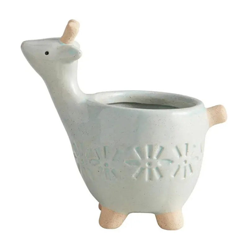 Mini Ceramic Succulent Planter - Deer