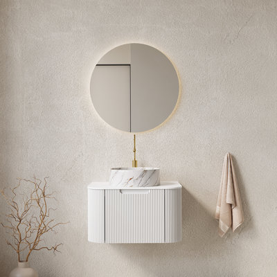 Meuble-lavabo flottant avec tiroir