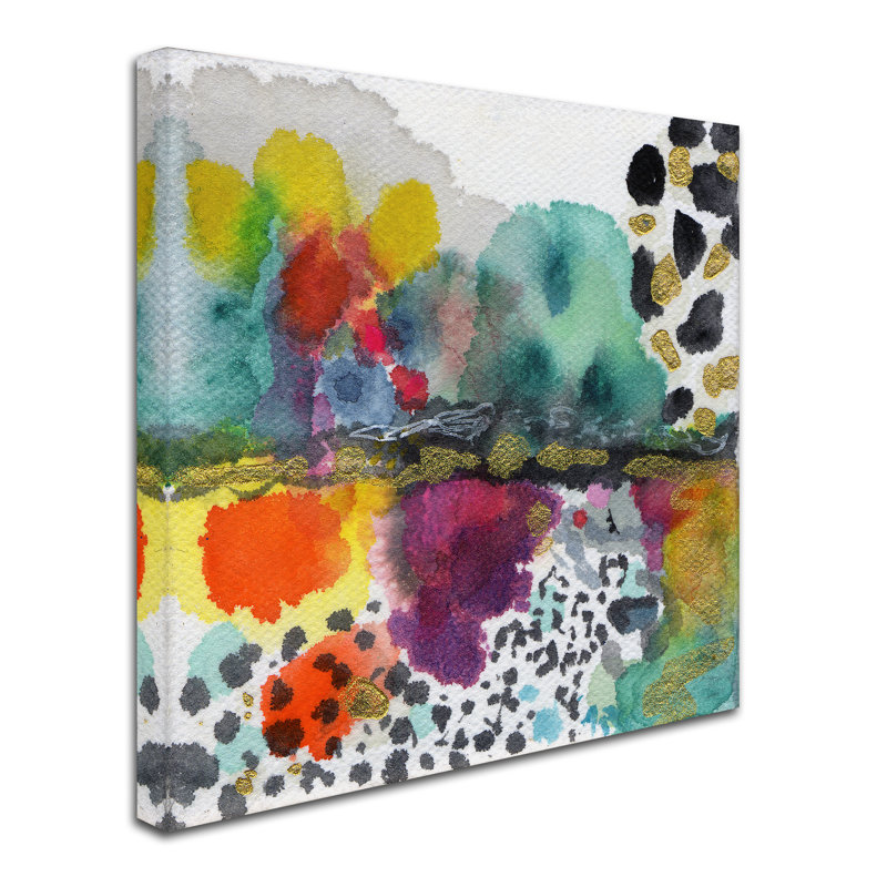 Berkley 'Aftermath' Print on Wrapped Canvas, 18" H x 18" W