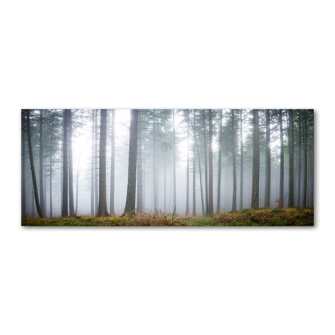 Nebel im Wald - Ungerahmte Kunstdrucke auf Leinwand