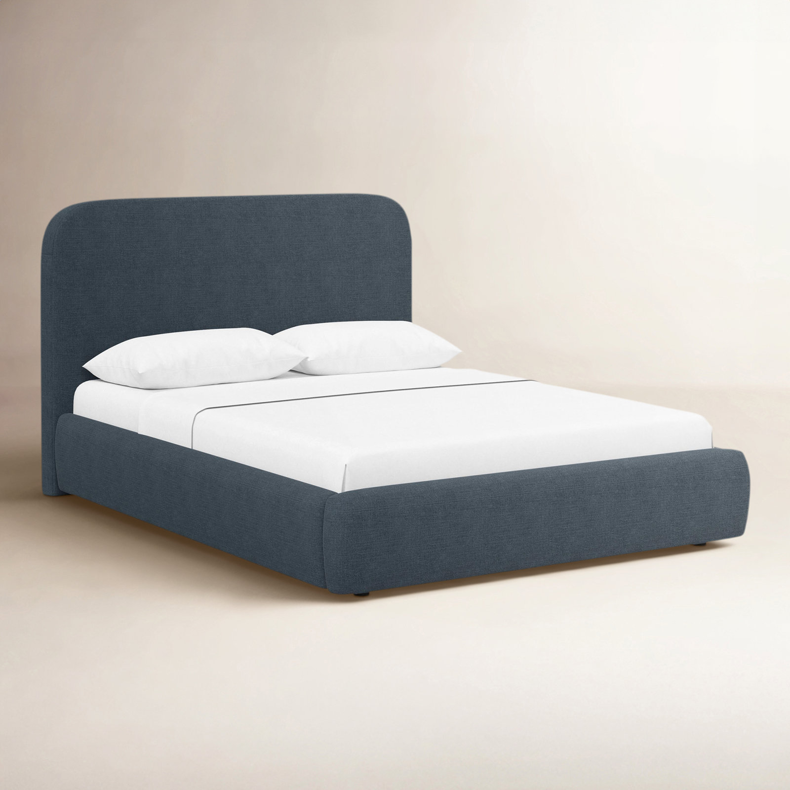Cleophus Tall Platform Bed, Twin, Navy