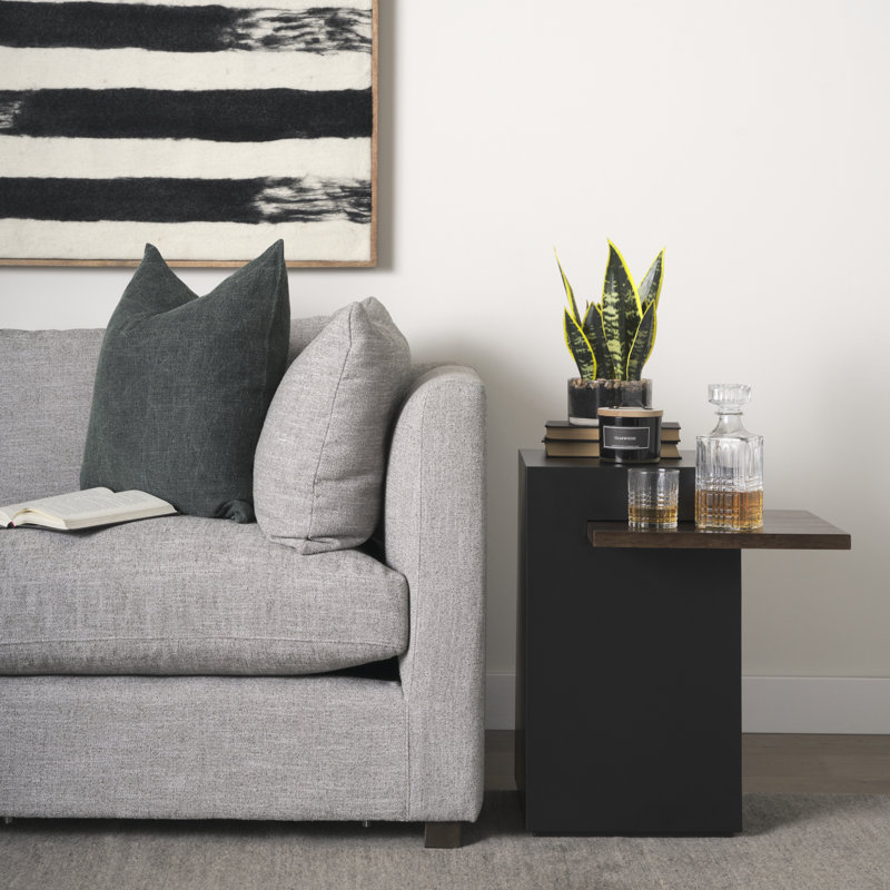 Laylanni Iron Top End Table
