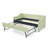 Tufted Button Twin Upholstered Daybed, Versatile 3-in-1 Convertible Couch Bed Converts To Dual Twin Beds Or Combined Large Bed, Home Guestroom Indoor Use-622424126